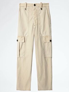 ZADIG VOLTAIRE Size 40 (L) • Khaki Cargo pants Pilote Bord Franc.